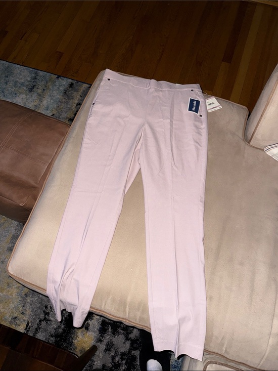 Anne Klein Pants - Anne Klein Light Pink Women’s Stretch Pull-On Pants